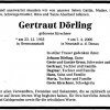 Kirschner Gertraut 1935-2000 Todesanzeige